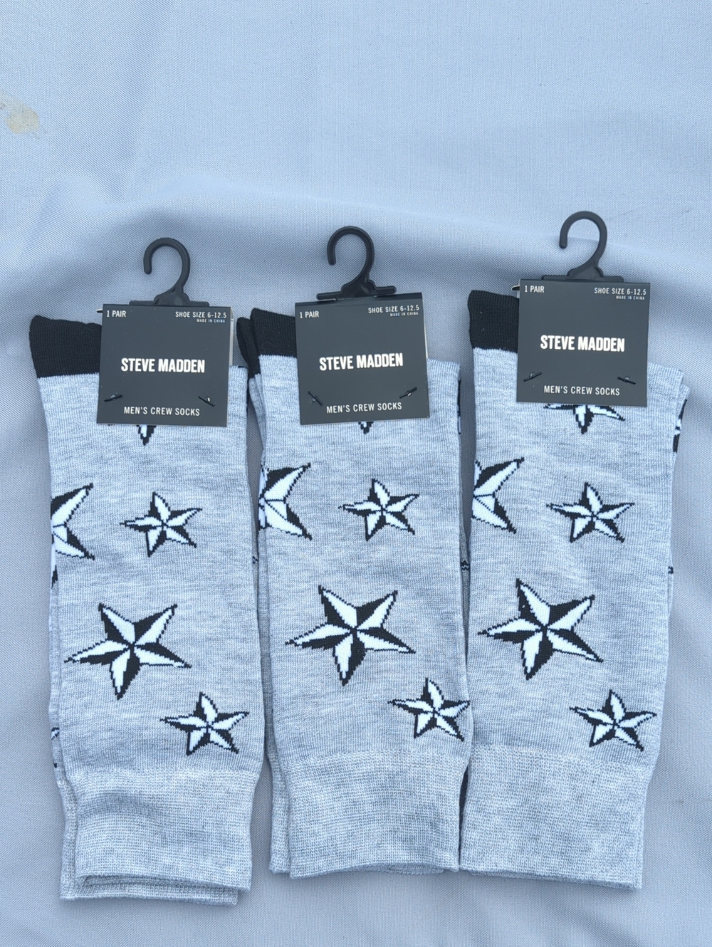 3PAIR BUNDLE + STEVE MADDEN CREW SOCKS
